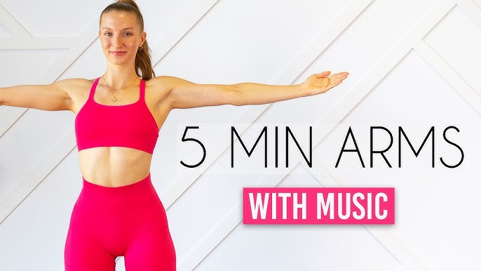 10 Minute Toned Arms Workout No Equipment (FLABBY ARM EXERCISES) 