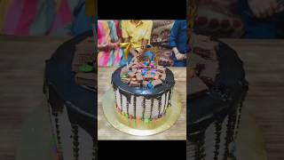chocolate overloaded cake design #cake # birthday cake design # viral cake design