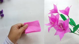 Cara Simple Membuat Bunga Dari Crepe Paper / Kertas Krep | Membuat bunga dari kertas crep