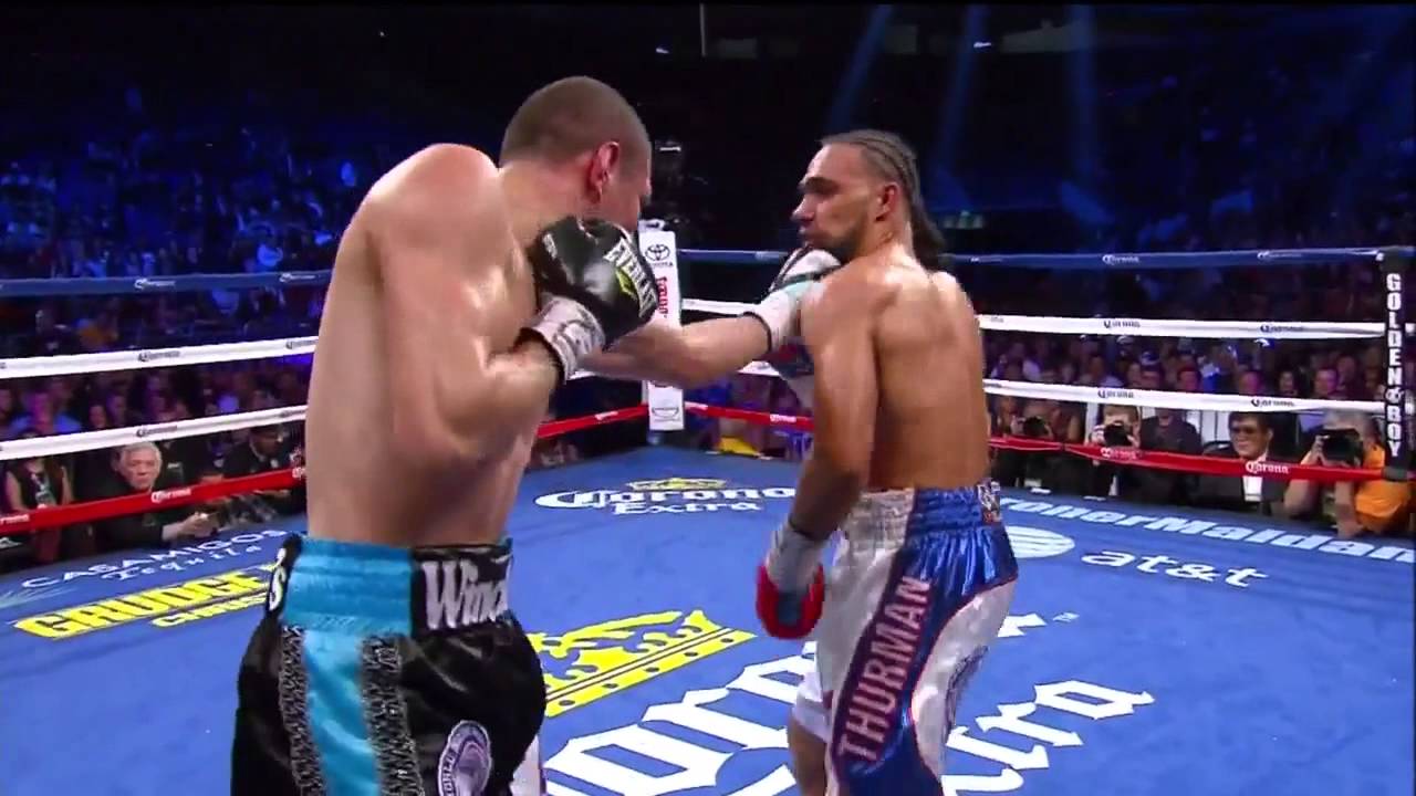 Keith Thurman Knocks Down Jesus Soto Karass - SHOWTIME Boxing