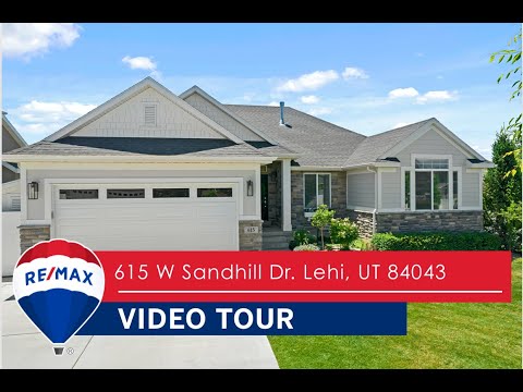 615 W Sandhill Dr, Lehi, UT home video tour