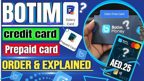 How to Order Botim Prepaid Card / Get Credit card in Botim App explained New