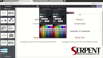 Odoo Website Four Blocks Snippet - SerpentCS