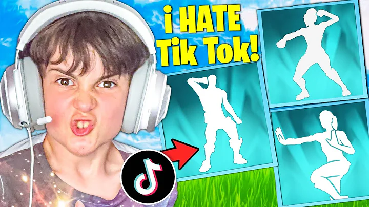 Trolling ANGRY KID With TikTok Emotes in Fortnite!