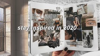 HOW TO MAKE A VISION BOARD (&amp; my 2020 bullet journal setup)