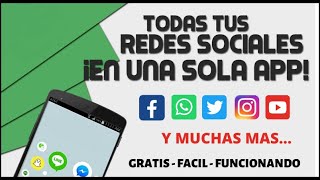 Todas las redes sociales en una sola aplicación 2020 | DISFRUTA DE TU APPS SOCIALES sin descargarlas screenshot 2