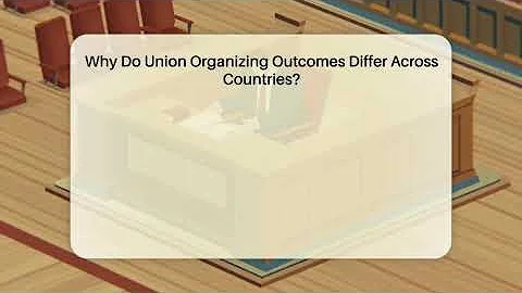 Why Do Union Organizing Outcomes Differ Across Countries? - Labor and Employment Law Expert