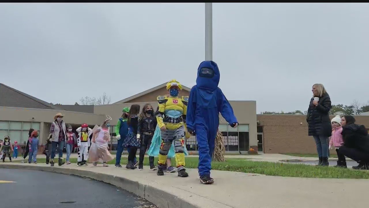 Niles students take Halloween around the neighborhood YouTube