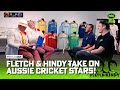 Fletch  hindy interrogate uzzie and cummins  cricket crossover  matty johns  fox league