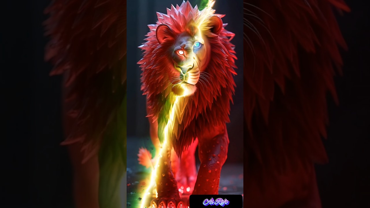 "When the King Walks, the World Trembles | Ruby Lion Roars!" 