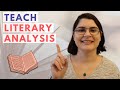 How To Teach Literary Analysis | My Lesson Plan