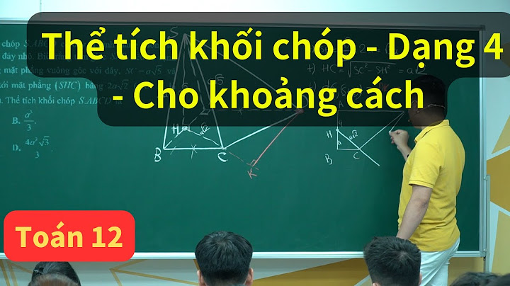 Bài tập tính thể tích và khoảng cách năm 2024