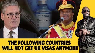 Het Vk Verbiedt Namibië, Ana En Congo Visa Te Verkrijgen Omdat.