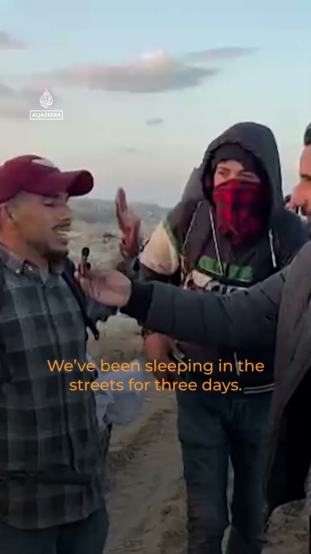 Al Jazeera reporter talks to Palestinians arriving in north Gaza | AJ #shorts