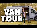 Dude Lives Full Time In A Van With His Dog and Cat | Shower, Solar, & Bathroom in a ProMaster!