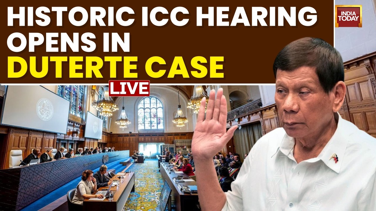 Duterte Case LIVE: ICC Opens Charges Confirmation Hearing | Ex-Philippine President Rodrigo Duterte