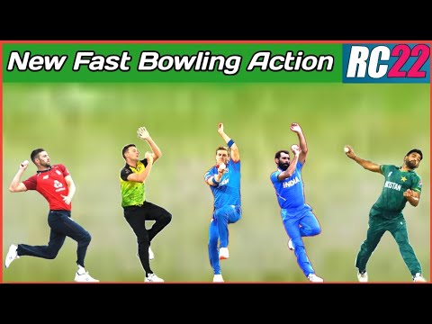 Top 5 New Fast Bowling Action In Real Cricket 22 | Buzzard X - YouTube