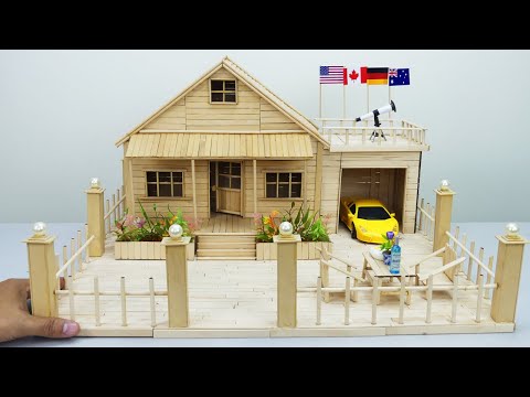 DIY Two-Story Popsicle Stick Apartment Tutorial (For Dwarf