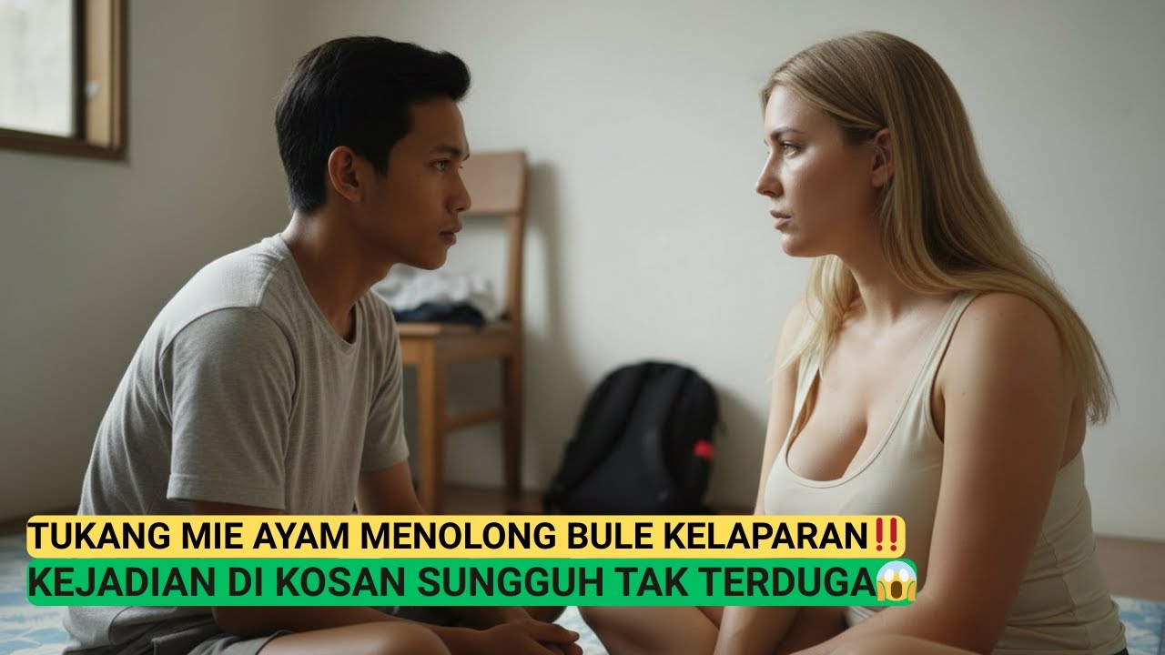 Tukang Mie Ayam Menolong Bule menangis Kelaparan di Jalan, Kejadian di Kosan Tak Terduga