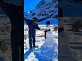 With Snowman