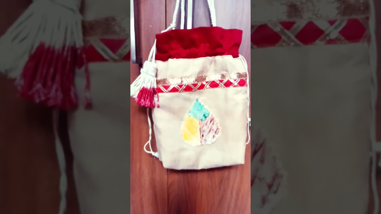Beautiful handmade Potli bag /unique potli bag 