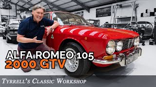 Alfa Romeo 105 2000 GTV  Smiles for Miles with this analogue delight  | Tyrrell's Classic Workshop
