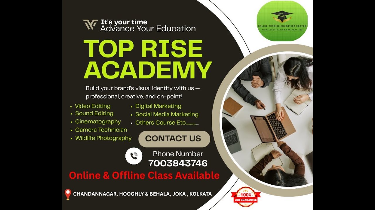 photography course near me, video editing course near me