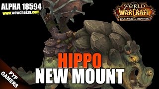 New Hippo Mount Warlords Of Draenor Beta