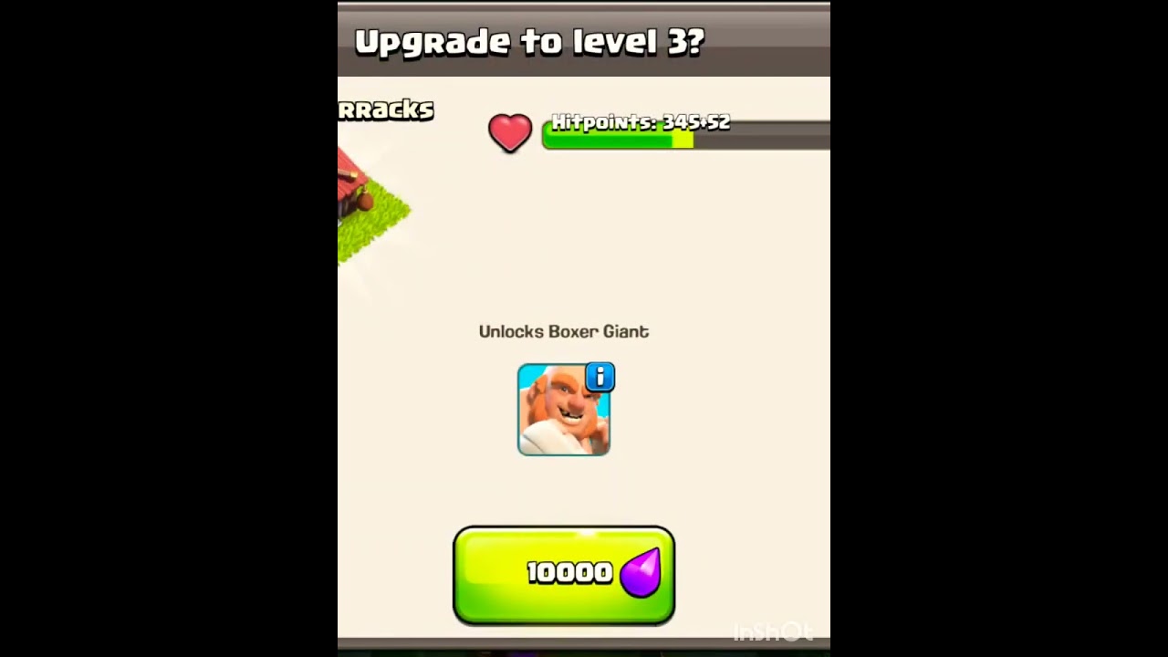 Finally upgrading builder barrack to 3 | Unlock boxer giant in coc |# coc 