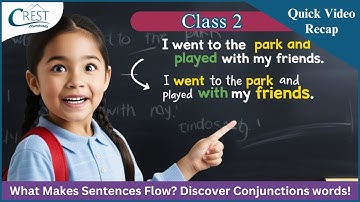 Class 2 | Conjunction Words | English Olympiad | CREST Olympiads
