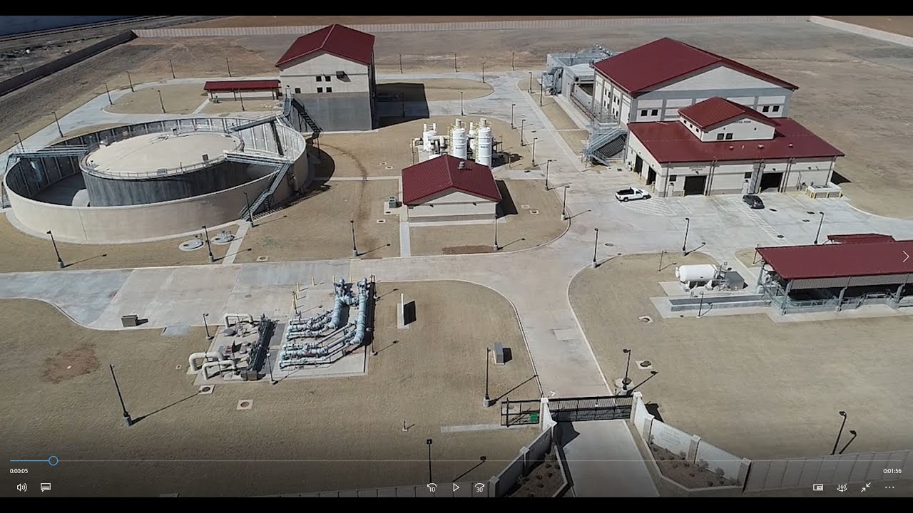 Lubbock Northwest Wastewater Treatment Plant Video Plummer YouTube