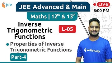 Properties - Inverse Trigonometric Functions (L-5) | Maths by Dangi Sir | JEE Advanced/Main