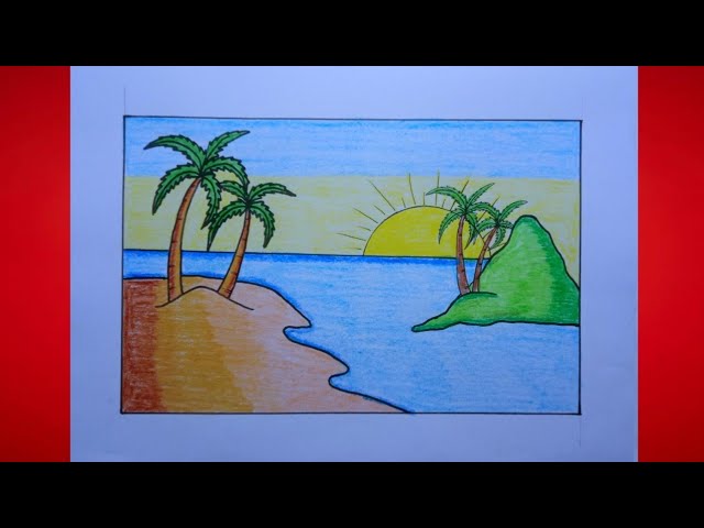 Discover 214+ simple scenery drawing for kids latest