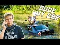 Friend Drives NEW Car into Pond