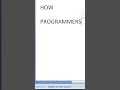 Normal people V/S Programmers...WAIT FOR THE END #coding #shorts #viral