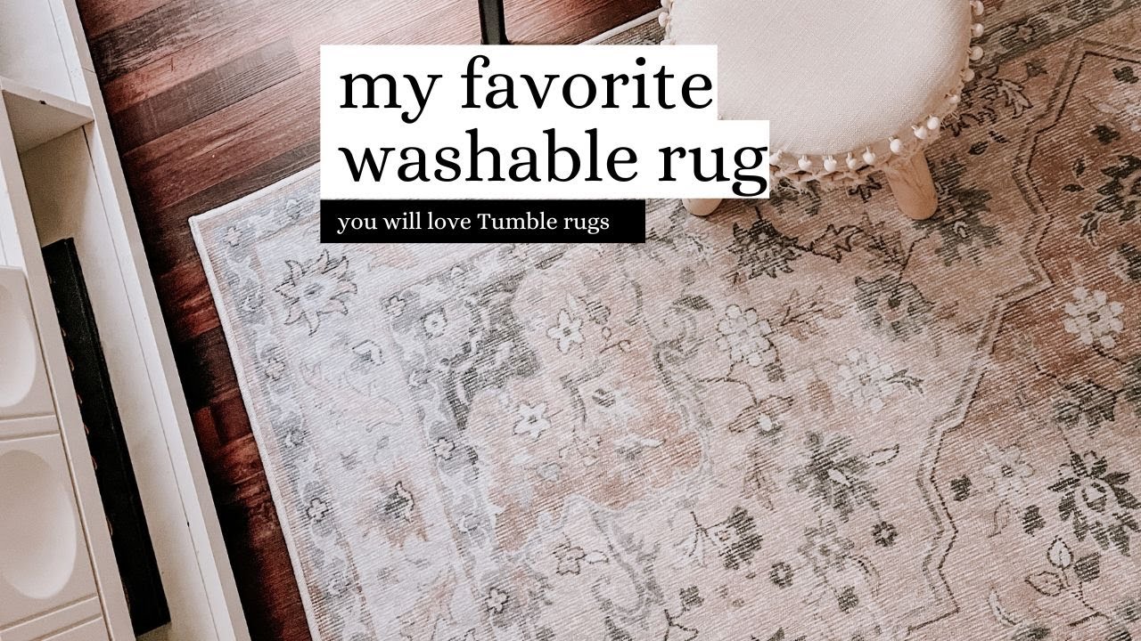 My Favorite Washable Rug by Tumble // Review YouTube