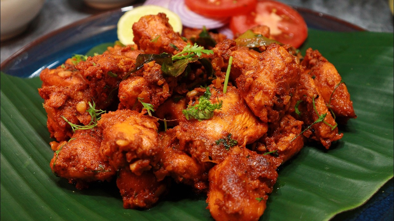 Hyderabadi Chilli Garlic Chicken Fry | Spicy Masala Coated Chicken | Restaurant Style