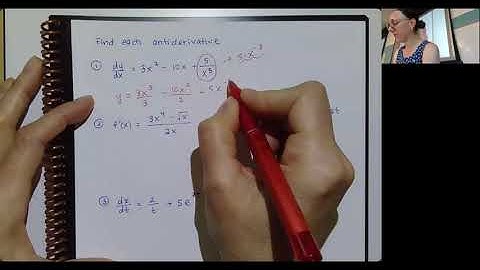 Using antiderivatives to solve pure time differential equations