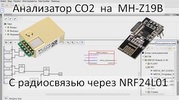 FLprog урок №3 радиосвязь NRF24L01/ CO2 sensor MH-Z19B