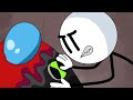 Henry stickman Help Among us Red from Venom Trap Ep 22 - Ben10 cartoon animation