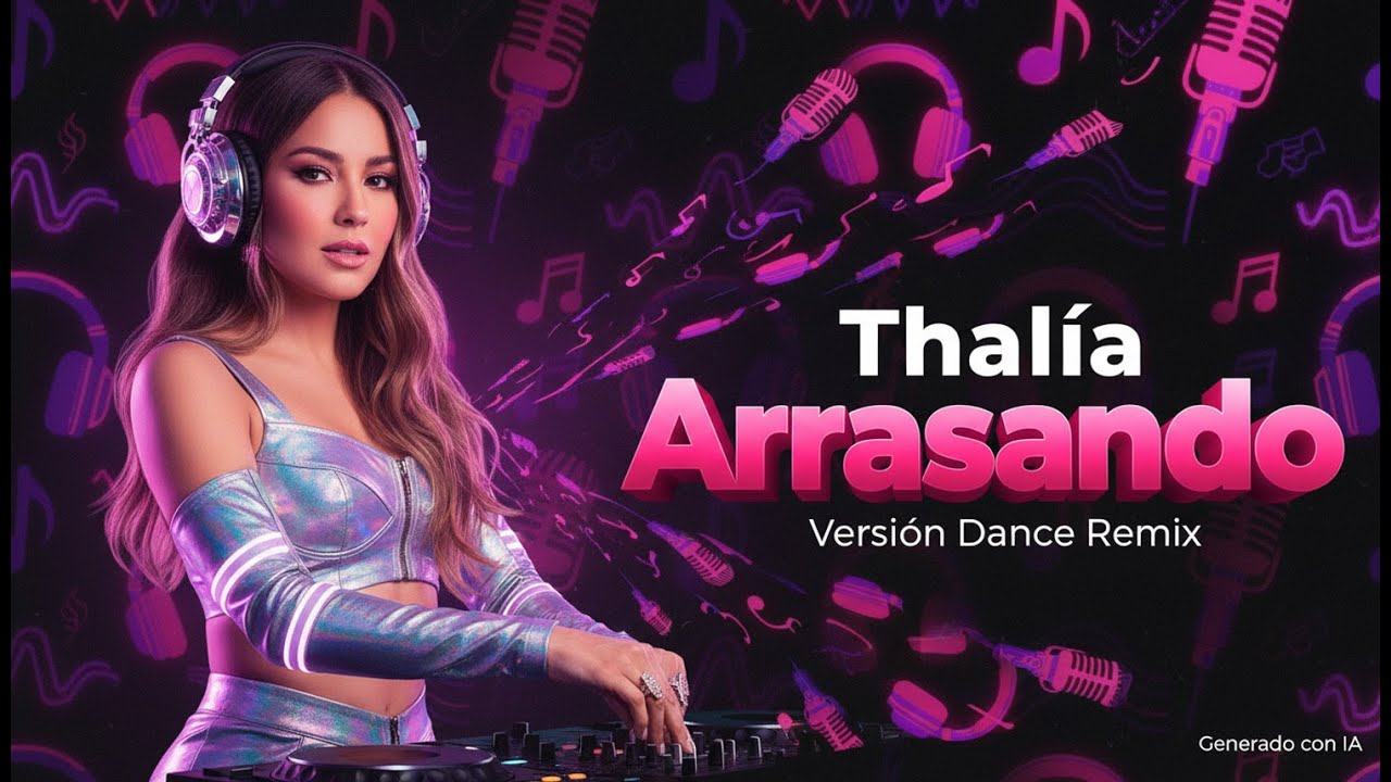 Thalía – Arrasando | Cover IA Dance Remix 2000s energético