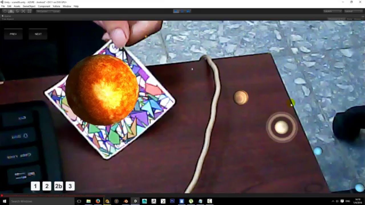 How to create augmented reality solar system - YouTube