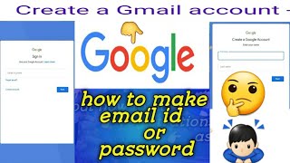 How to make gmail account in Mobile// How to make email id in phone /Study at home with ease