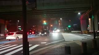 救急車201902062 消防署前、搬送中