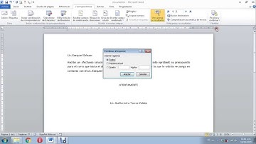 Word Avanzado Tutorial número 3 Correspondencia
