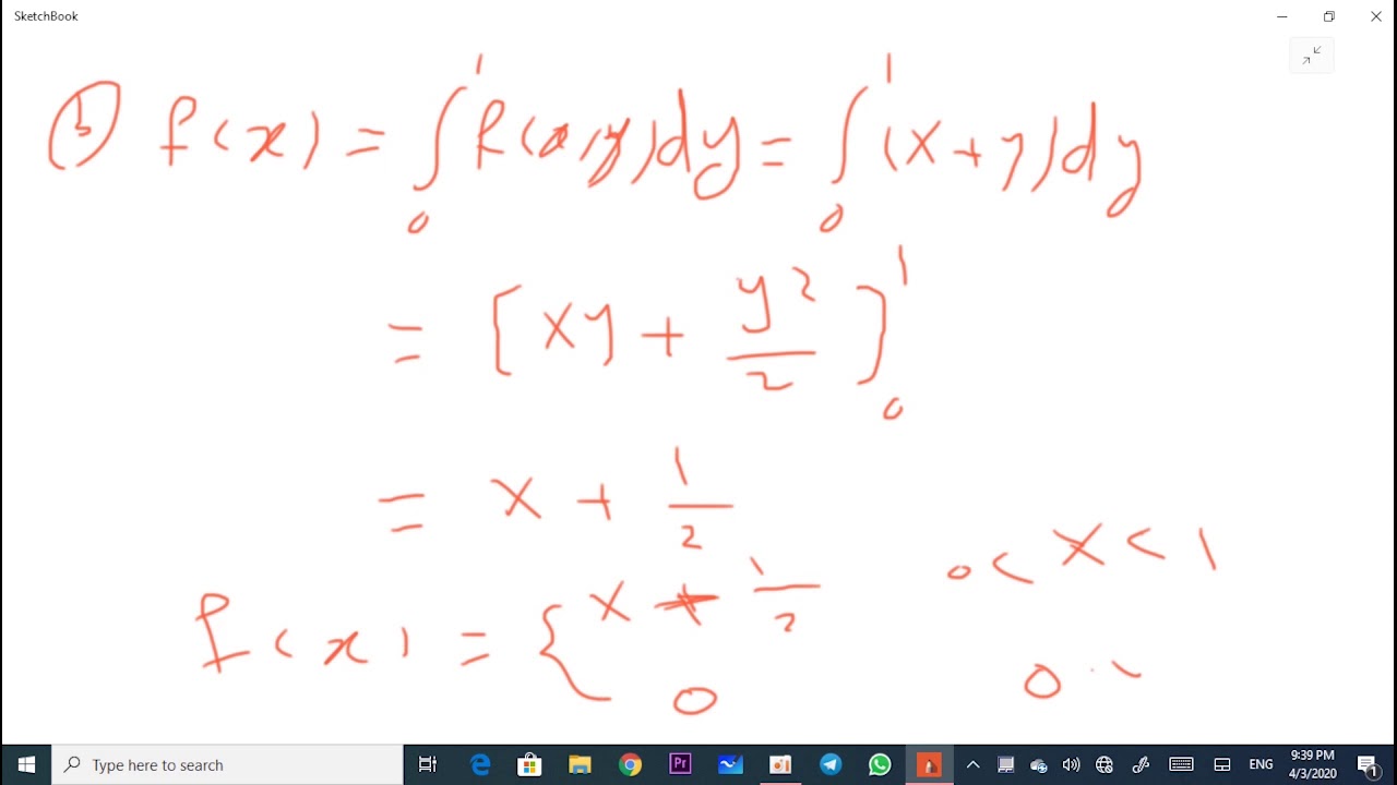 Joint probability distributions examples part (2) - YouTube