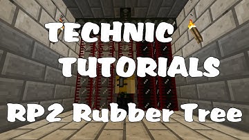Technic Tutorials #2-5. RP2 Rubberwood Tree