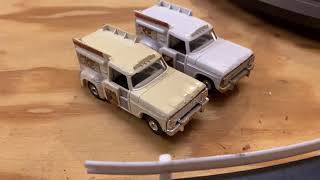 Aurora Slot Car Ice Cream Truck Bumper Reproduction