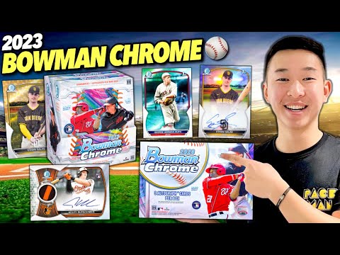 *BIG HITS! 😱🔥* BRAND NEW 2023 Topps Bowman Chrome Baseball Hobby & HTA Box Reviews (First Look)