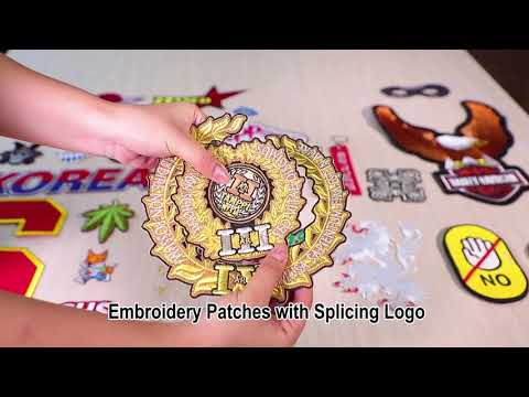 Wholesale Custom Alphabet Logo Embroidery Pearls Letters Iron on Patches  for Clothing